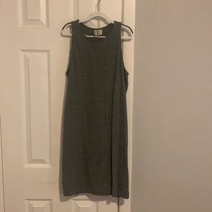 Simple Grey Spring Dress